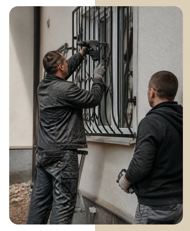 Установка наружных решеток в Нягани от 4991 р. | Дверной